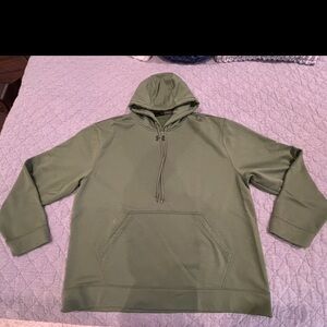 Under Armour Olive Green Men's Fleece Hoodie